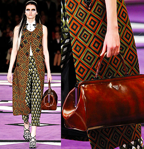 Miuccia Prada goes 70s style in Prada\u0026#39;s Fall 2012 ...  